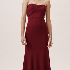Floor length dress from BHLDN